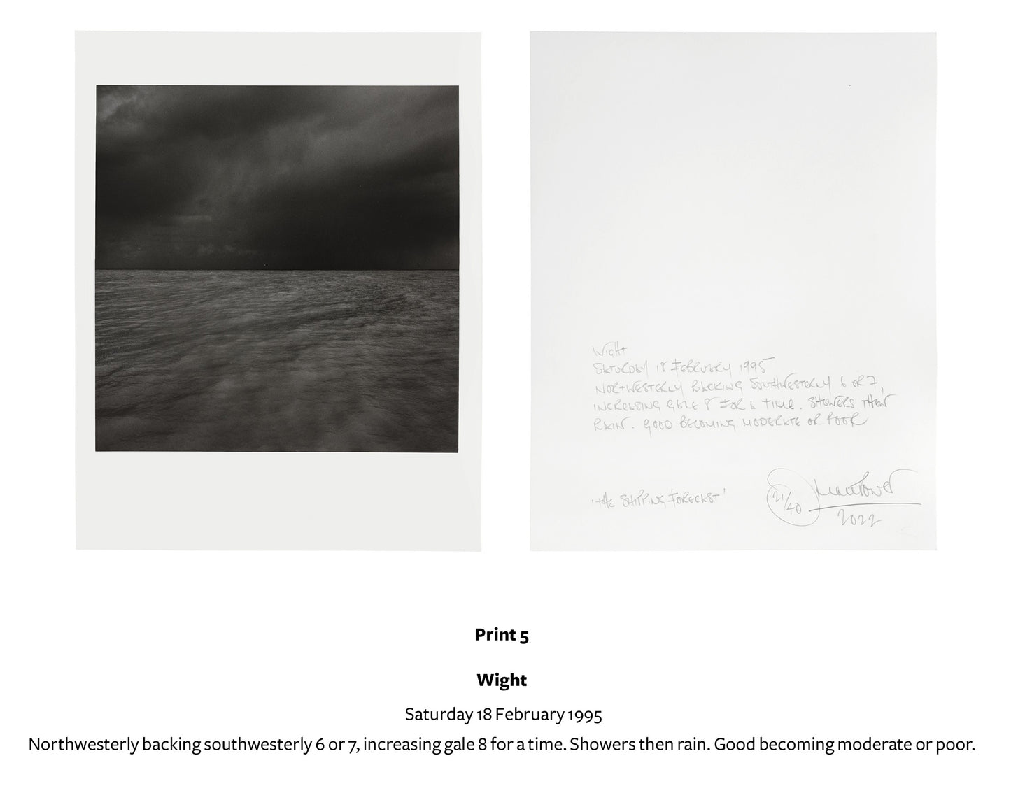 The Shipping Forecast - Special Portfolio Edition